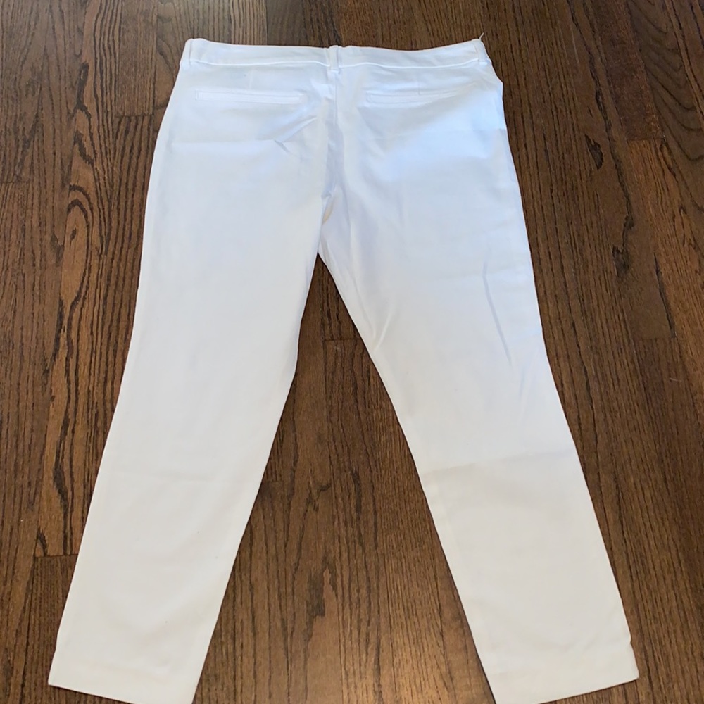 Old Navy Off White Pixie Ankle Pants - image 4